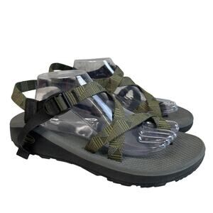 Chaco Sandals Green Mens SZ 12 Cloud 2 Adjustable Straps Hiking Water Shoe